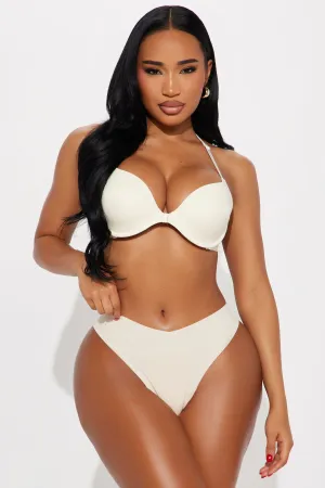 A Touch Of Lace Front Closure Mega Push Up Bra - Ivory