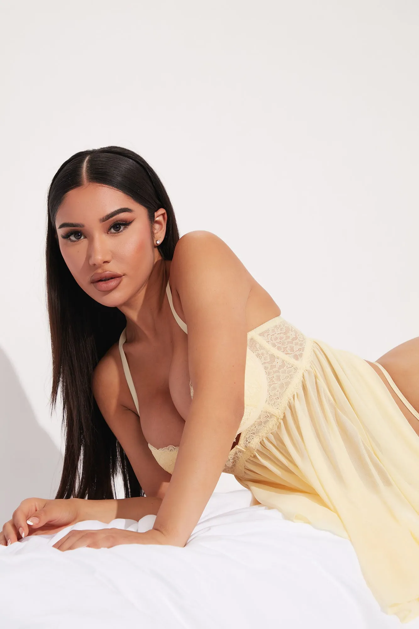Anything But Lovers Babydoll - Yellow