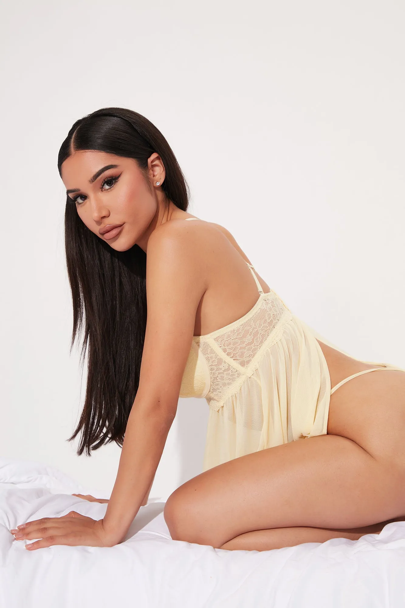 Anything But Lovers Babydoll - Yellow