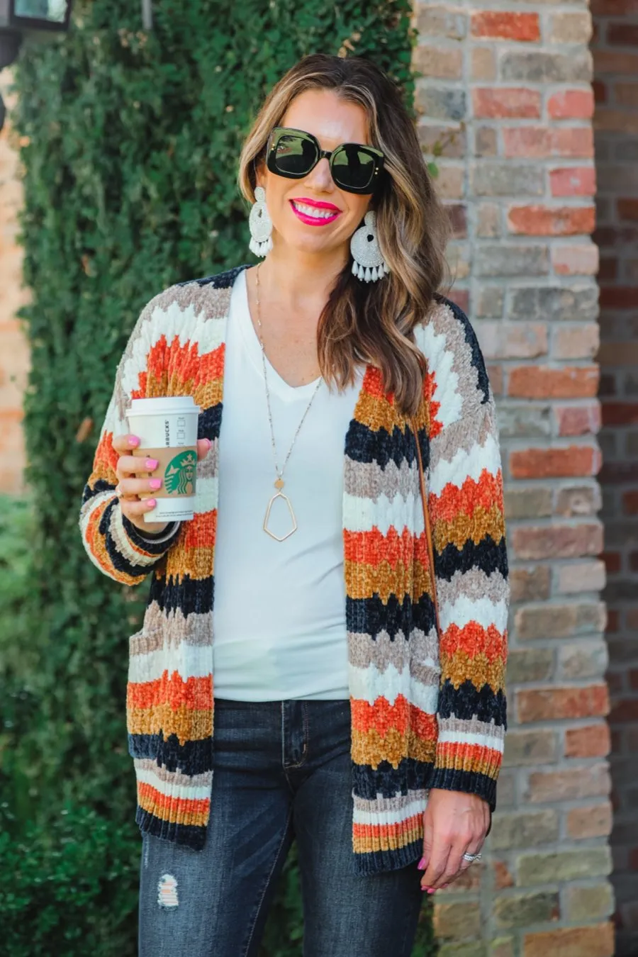 Avery Zig Zag Cardigan