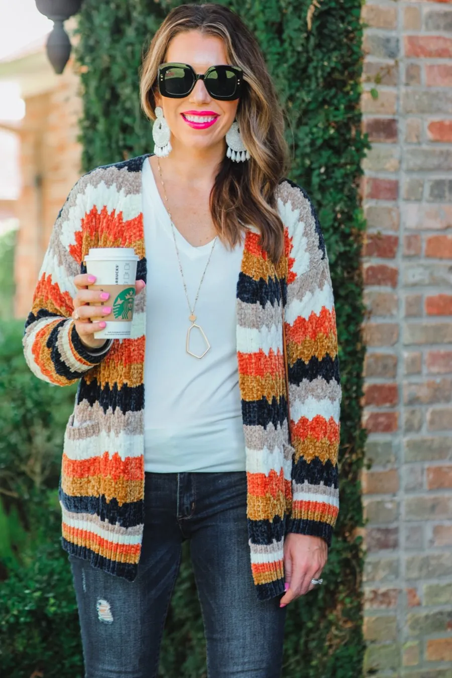 Avery Zig Zag Cardigan