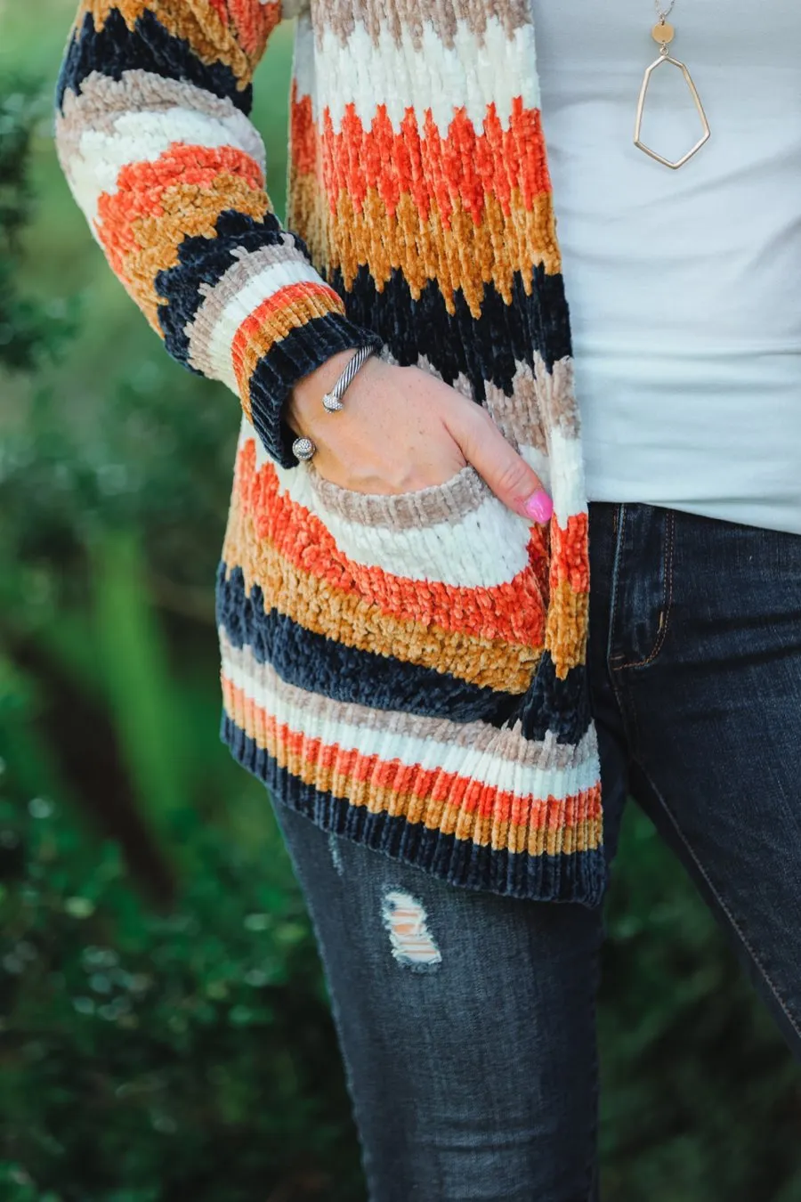 Avery Zig Zag Cardigan