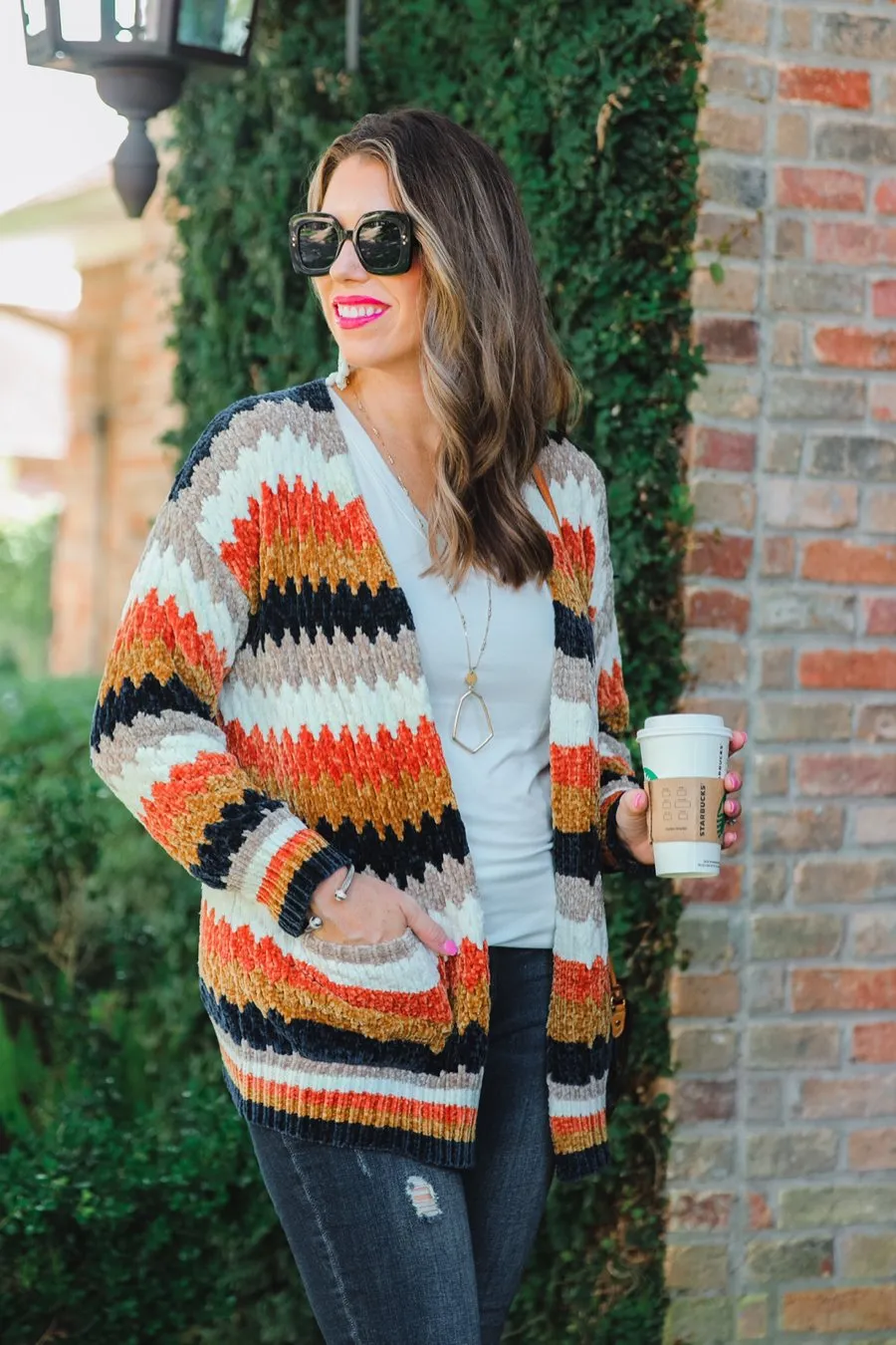 Avery Zig Zag Cardigan