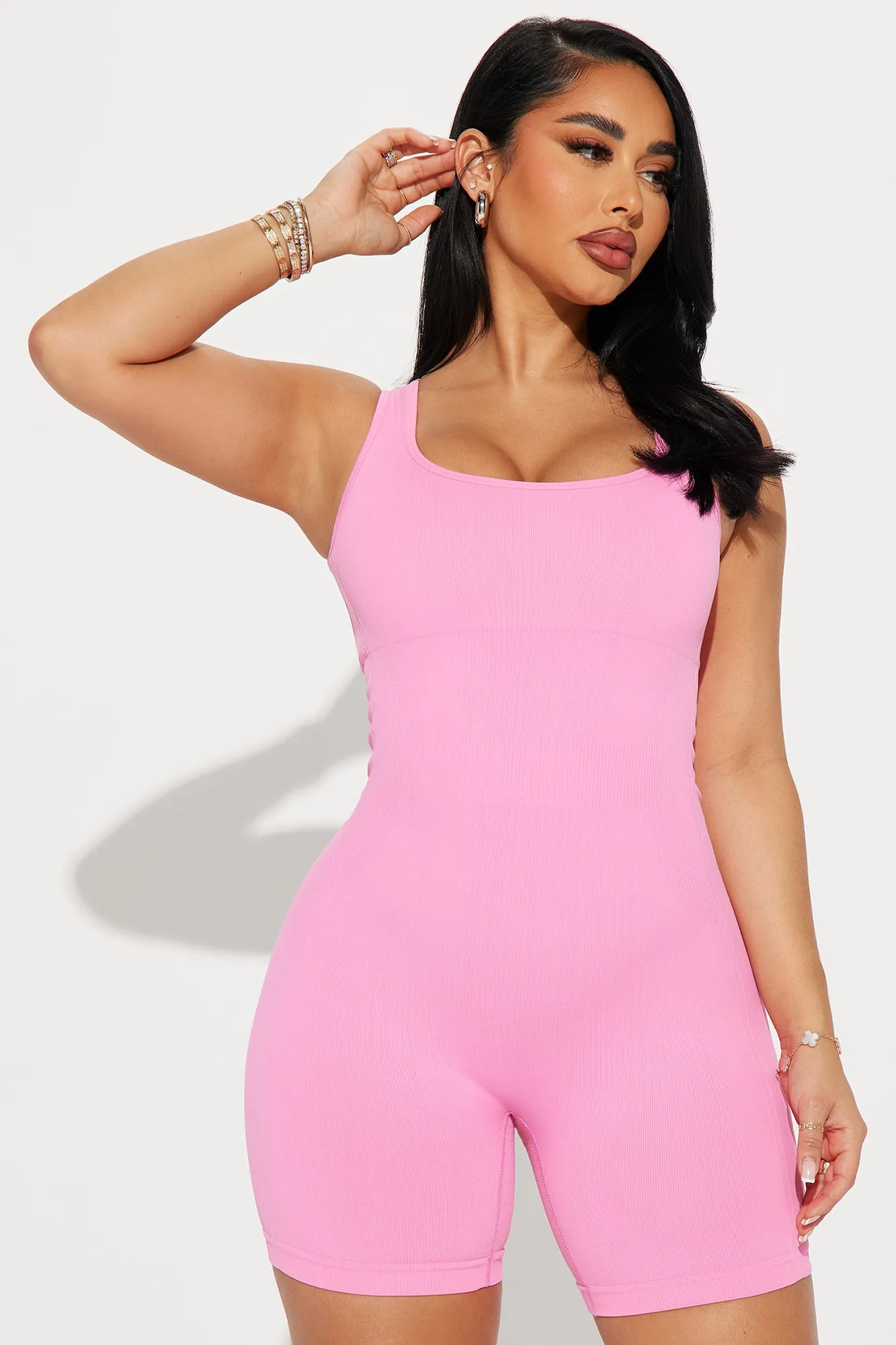 Ballerina Seamless Active Romper - Pink