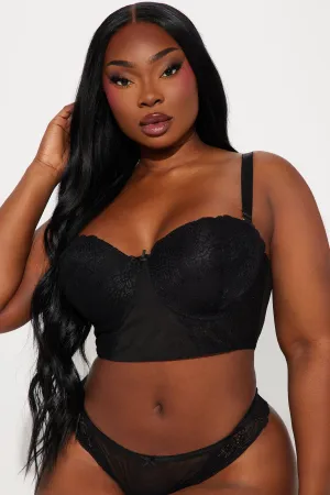 Belong To You Lace Bra - Black