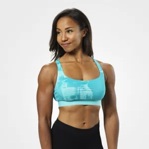 Better Bodies Fitness Short Top - Aqua Print