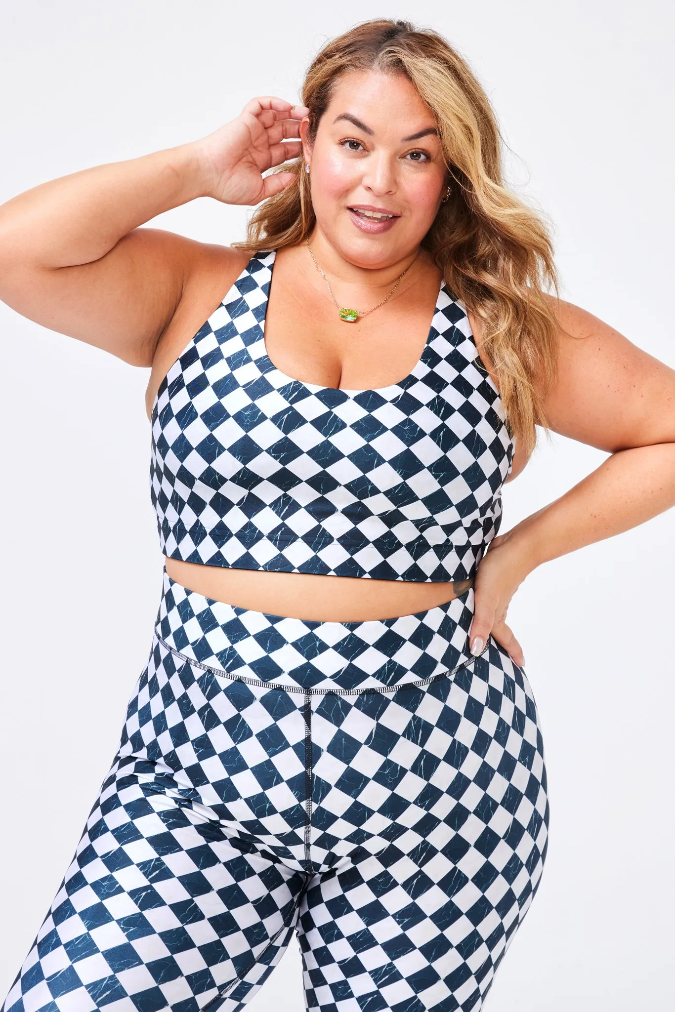 Hi-Shine Sports Bra in Dance Floor