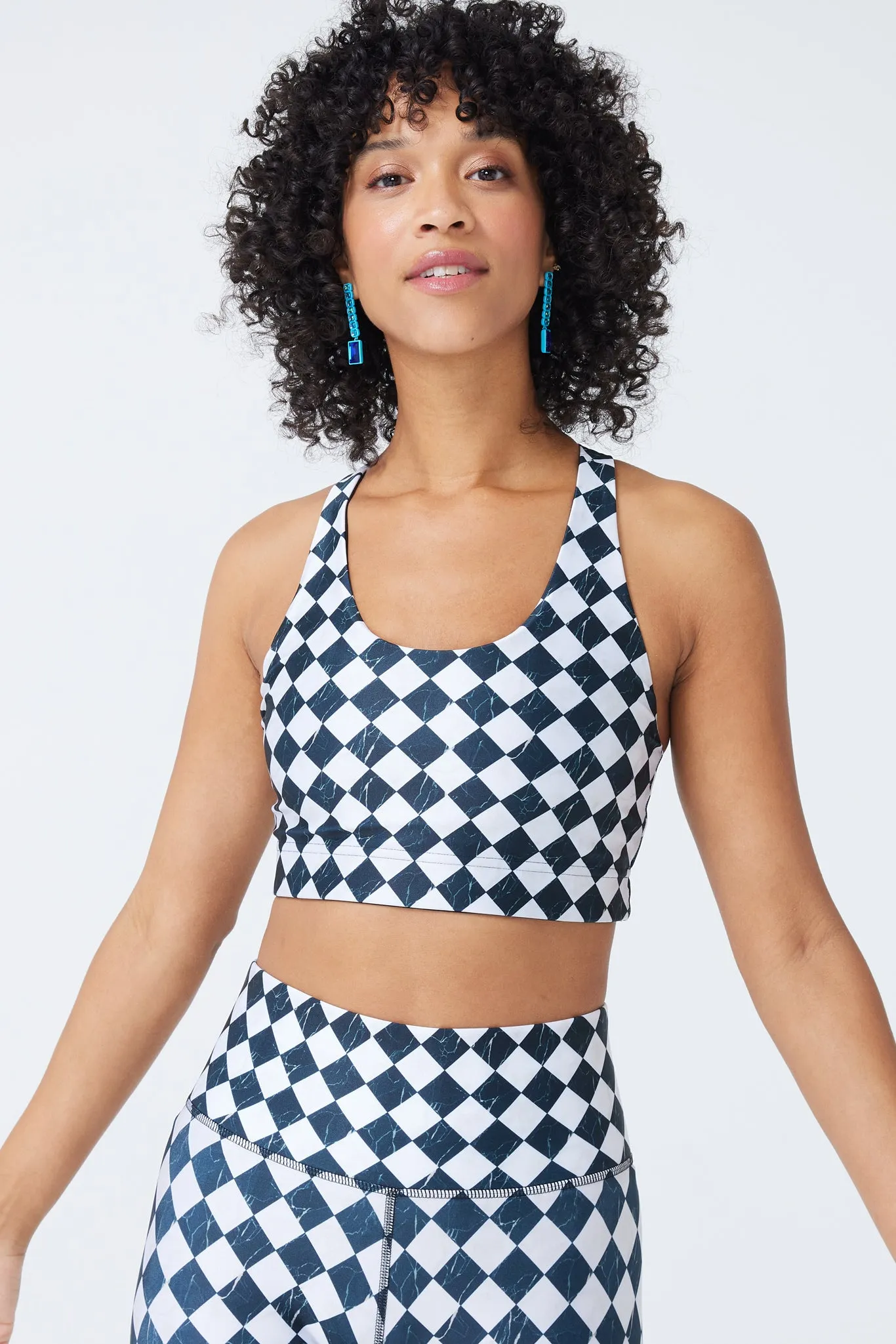 Hi-Shine Sports Bra in Dance Floor