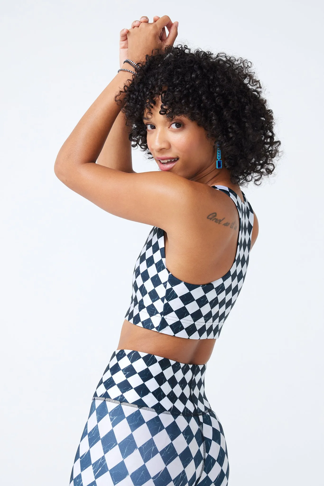 Hi-Shine Sports Bra in Dance Floor