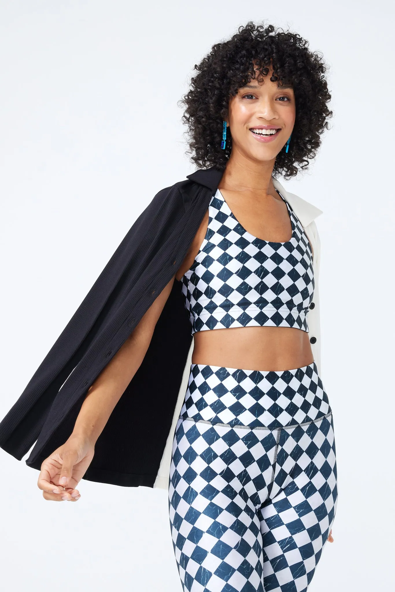 Hi-Shine Sports Bra in Dance Floor