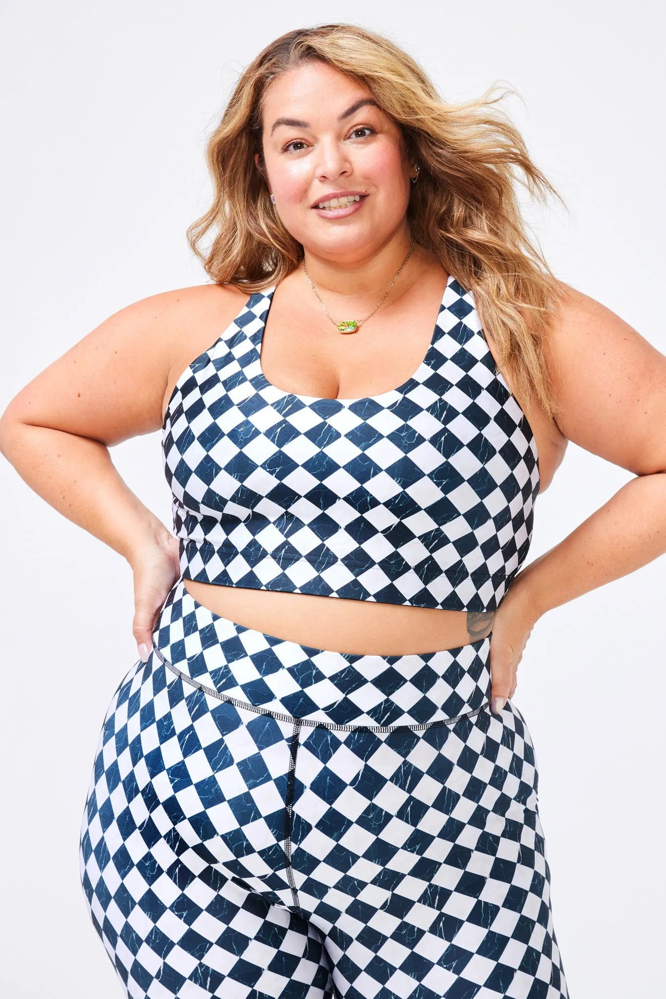 Hi-Shine Sports Bra in Dance Floor