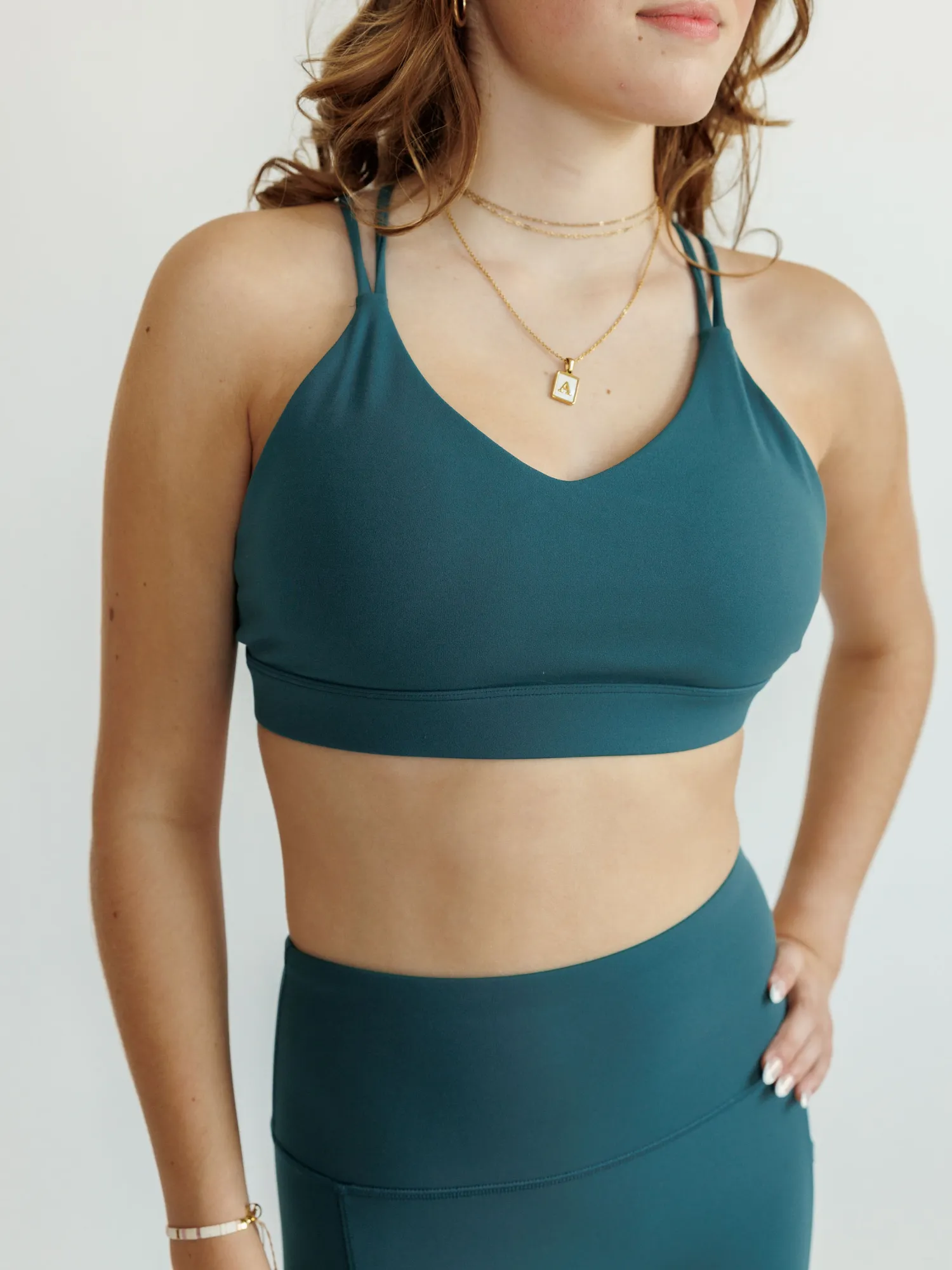 Jade Green "Marina" Low Impact Sports Bra