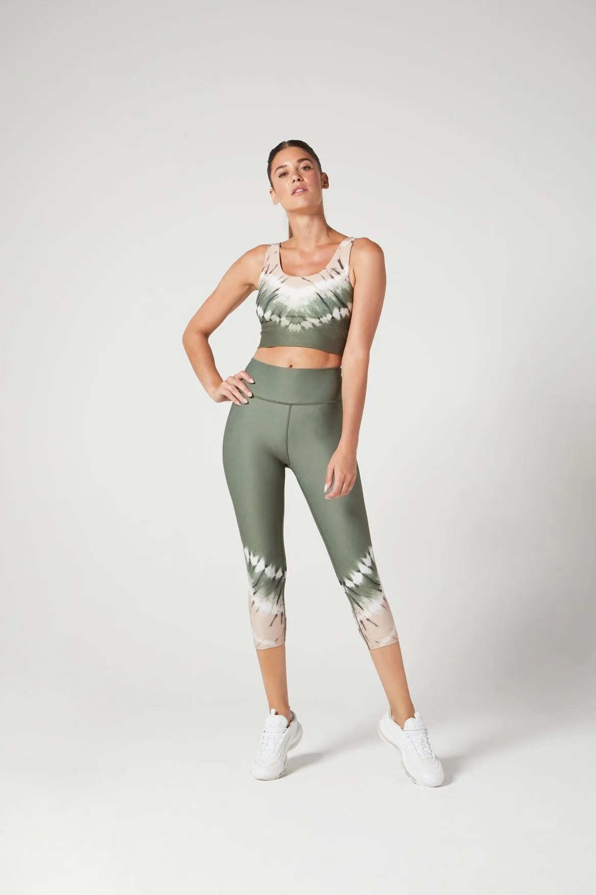 Julia Cut Out Bra Inked Tie Dye