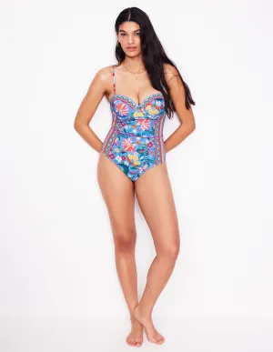 Rhodes Cup-Size Swimsuit-Dawn Blue, Wildflower Trail