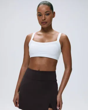 Ultimate Wide Binding Bra - White