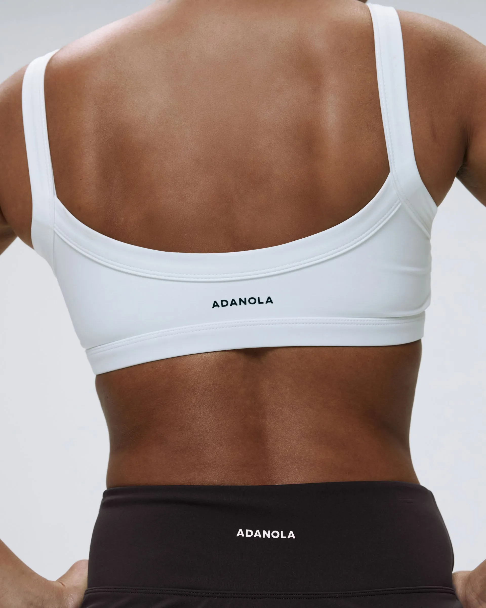 Ultimate Wide Binding Bra - White