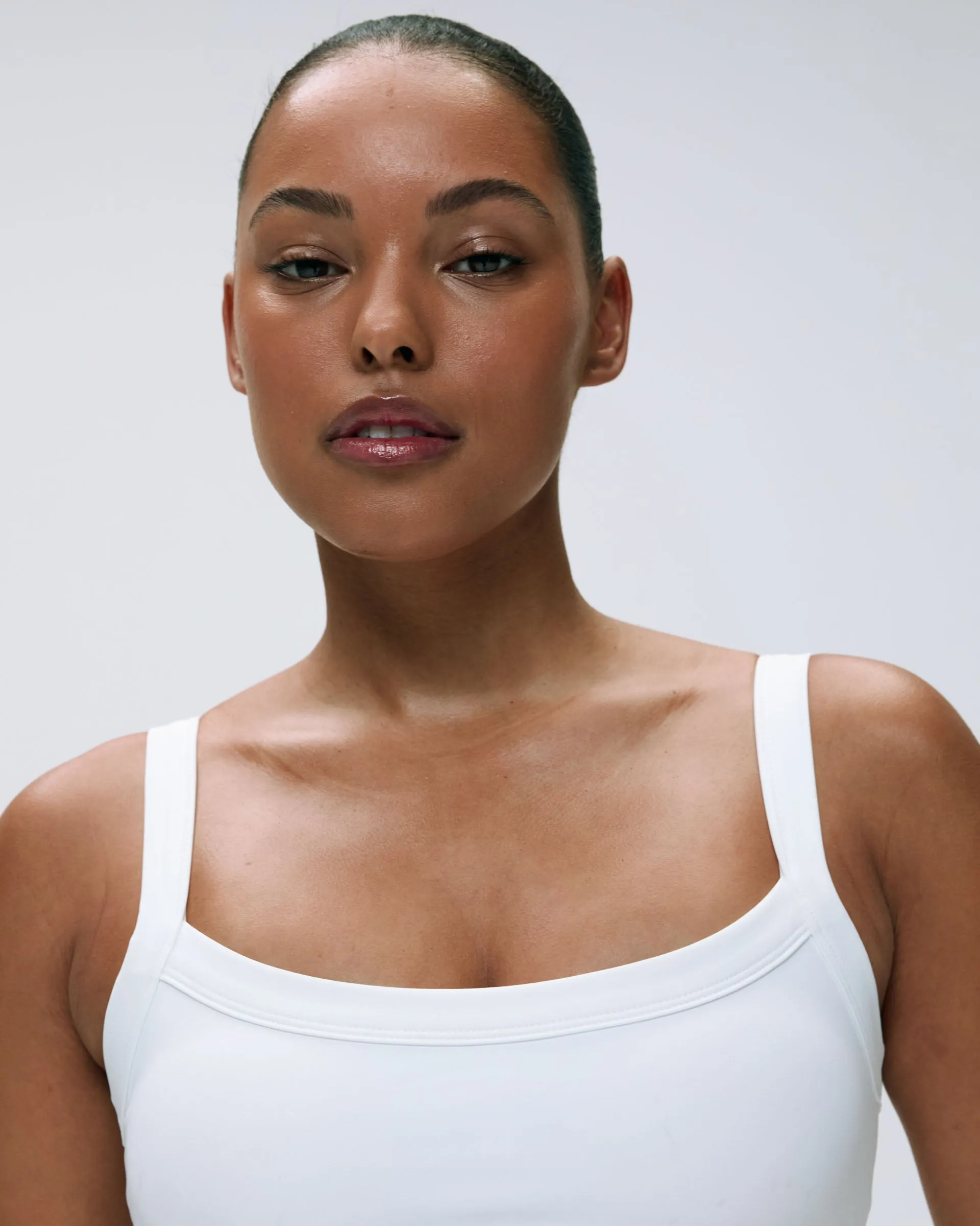 Ultimate Wide Binding Bra - White
